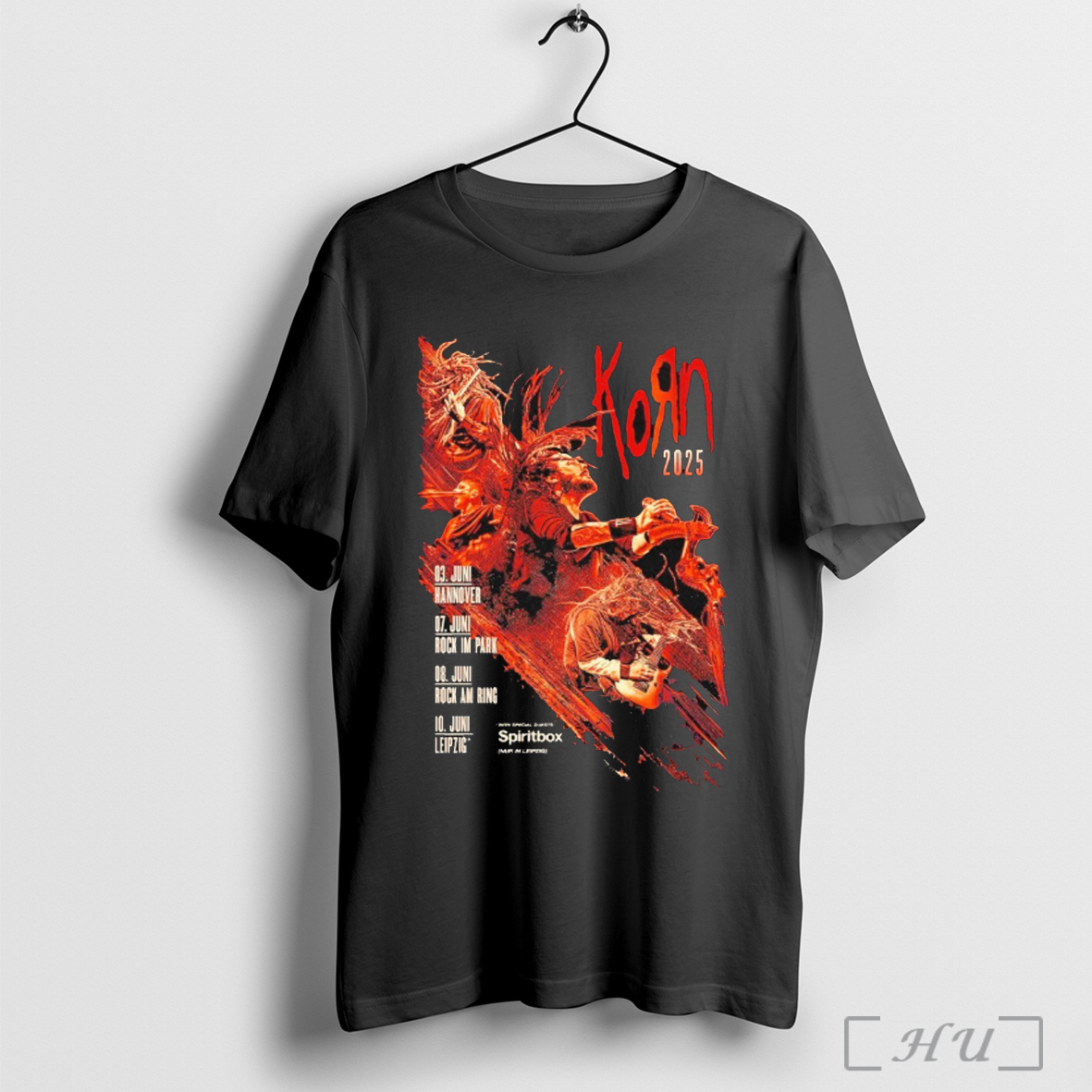 Hannover Zag Arena Germany Tour 3 June 2025 Korn Band T Shirt Sweatshirt Jpg