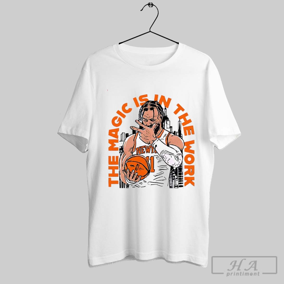 Jalen Brunson New York Knicks The Magic Is In The Work Shirt