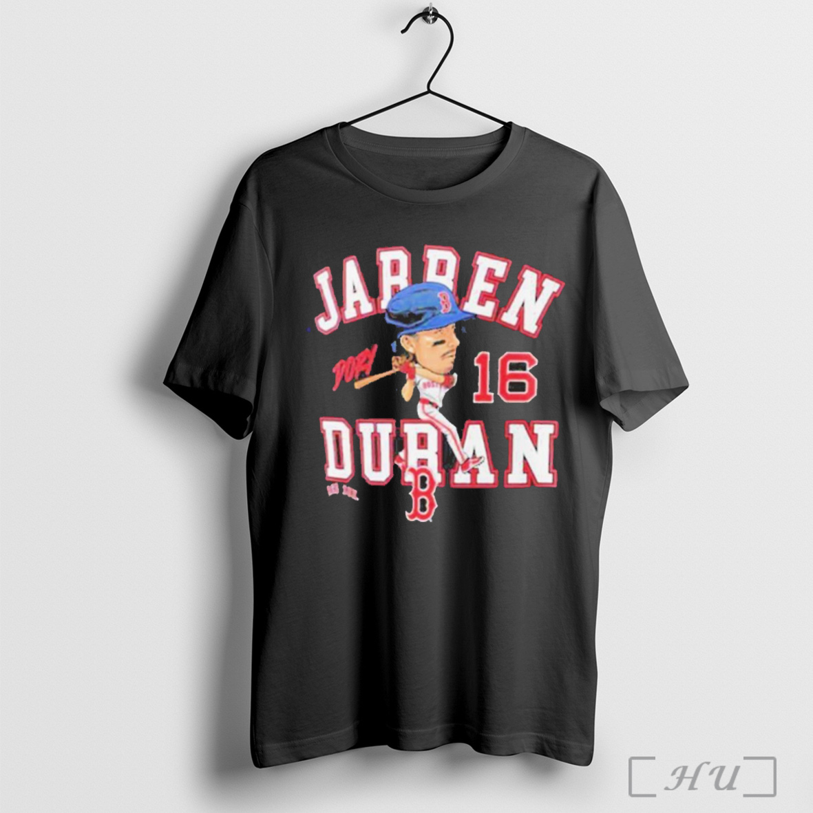Jarren Duran 16 Boston Red Sox Hometown Caricature T Shirt Sweatshirt