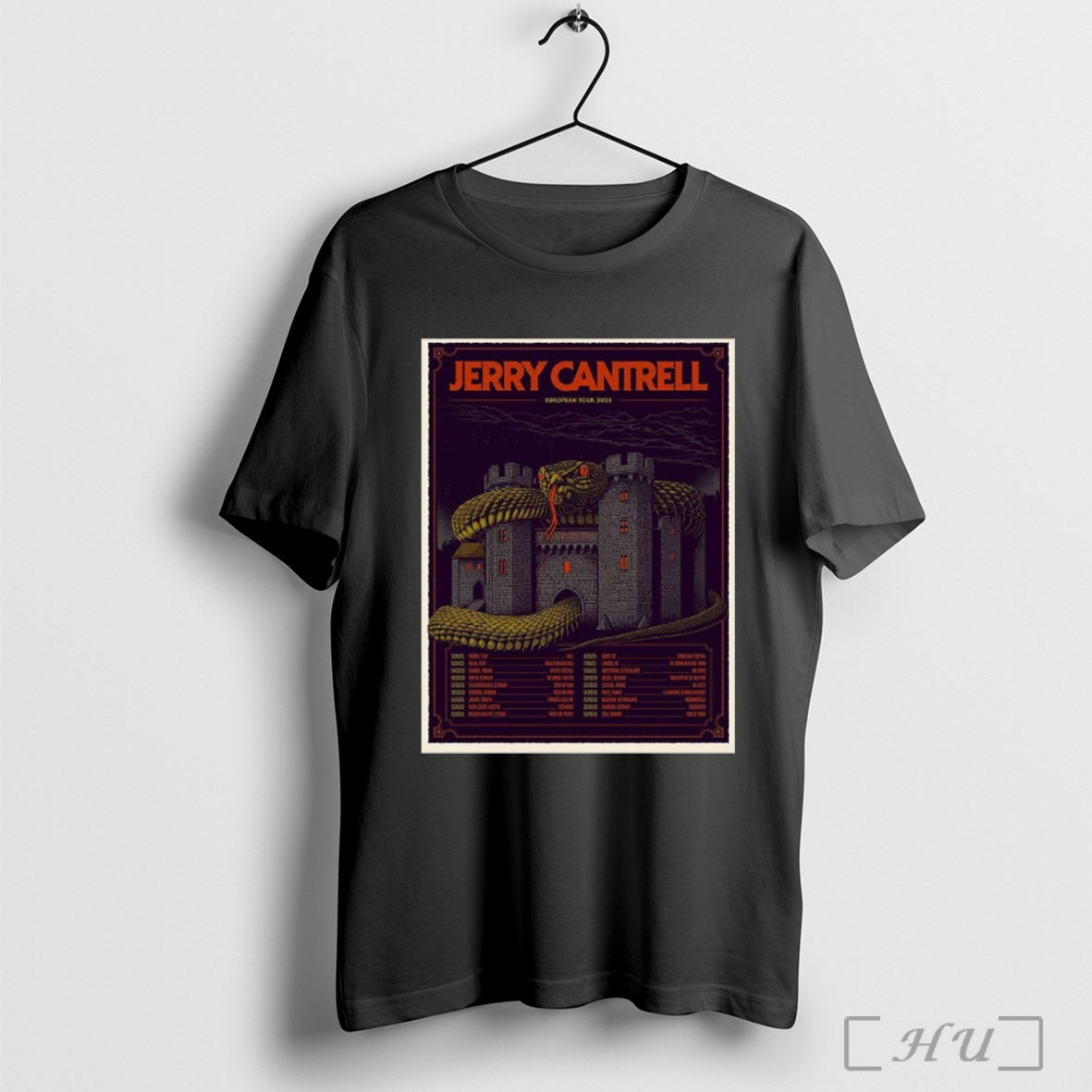 Jerry Cantrell European Tour 2025 Poster T Shirt Sweatshirt Jpg