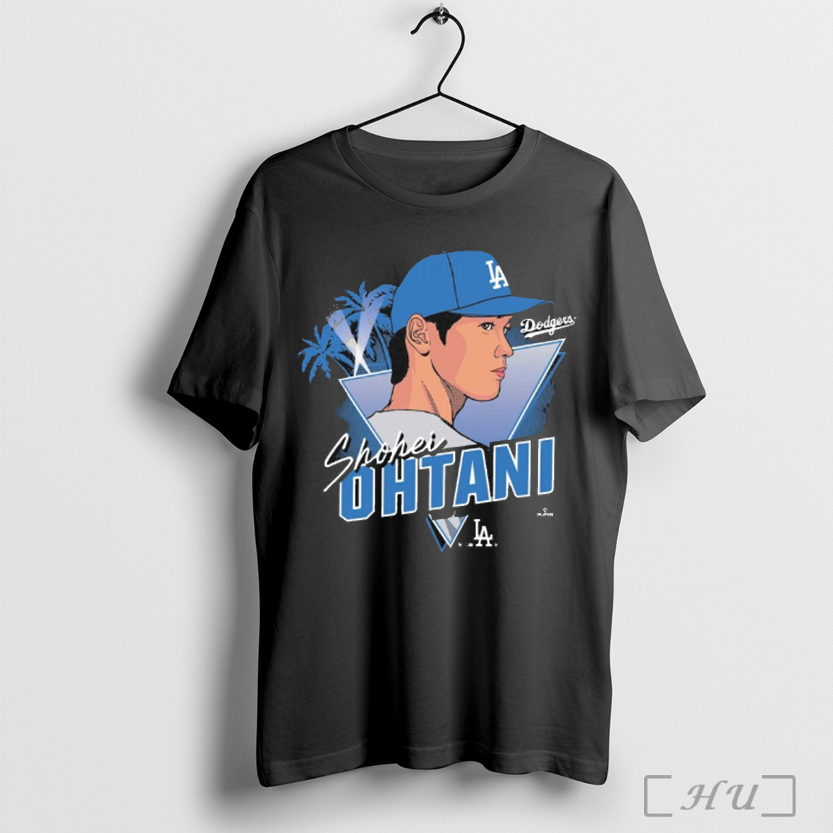 Los Angeles Dodgers Shohei Ohtani Player Caricature Franklin T Shirt Sweatshirt