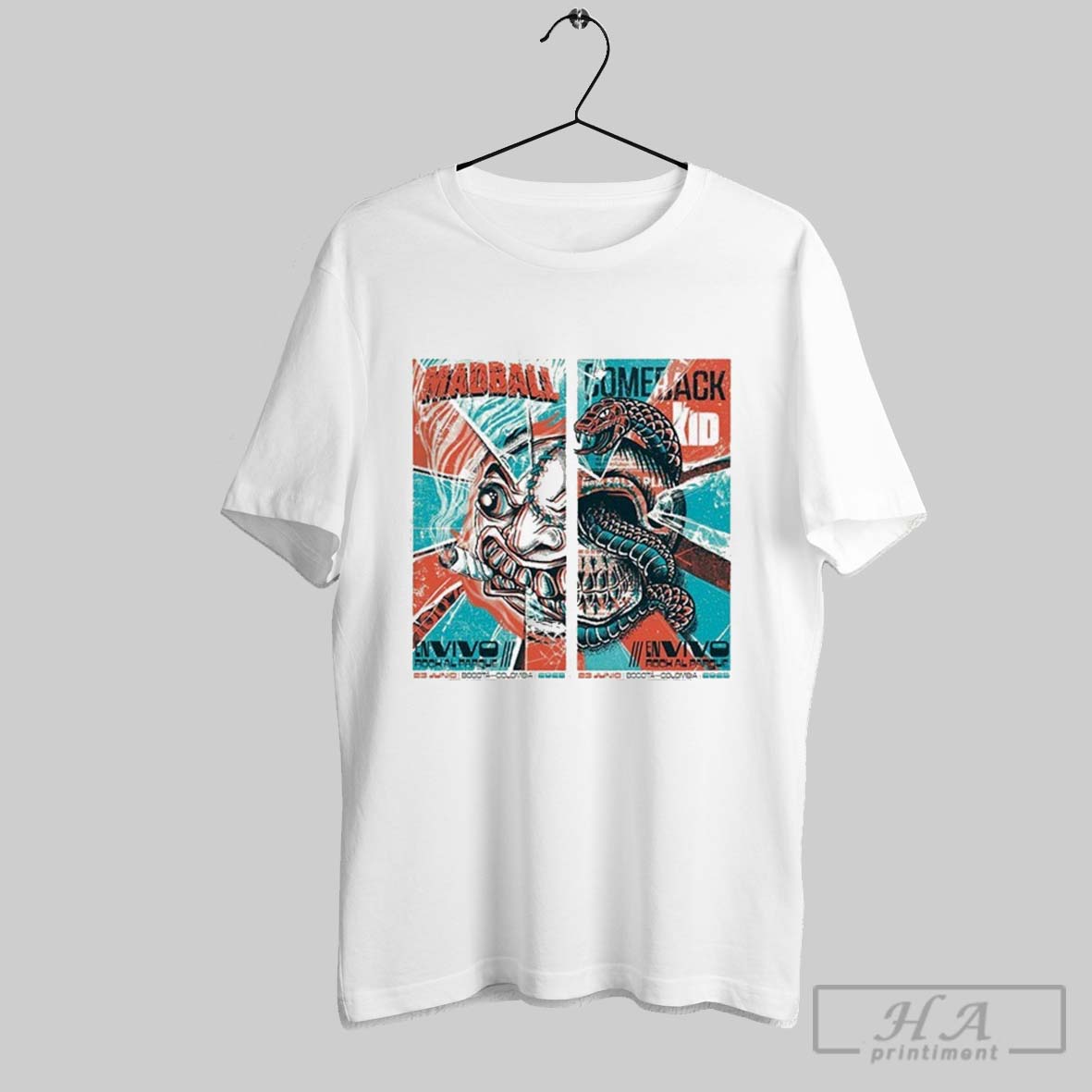 Madball X Comeback Kid In Bogota Envivo Rock Ar Parque On June 23 2025 In Bogota Colombia T Shirt