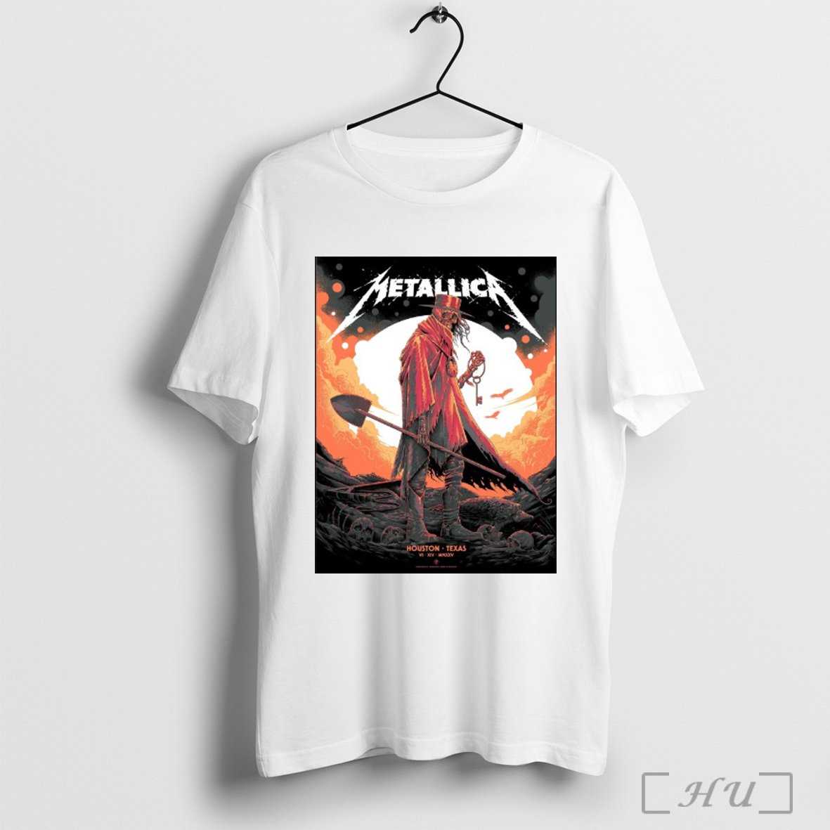 Metallica Houston Texas Vi Xiv Mmxxv Poster Shirt Sweatshirt