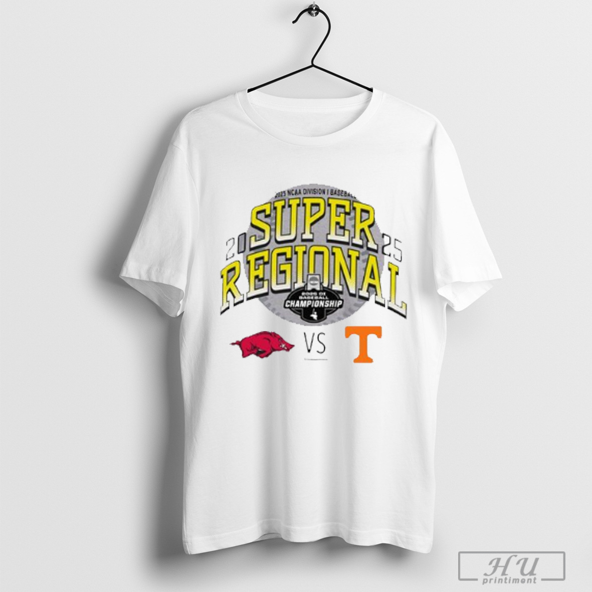 Ncaa Di Baseball Super Regional 2025 Arkansas Razorbacks Vs Tennessee Volunteers T Shirt Sweatshirt