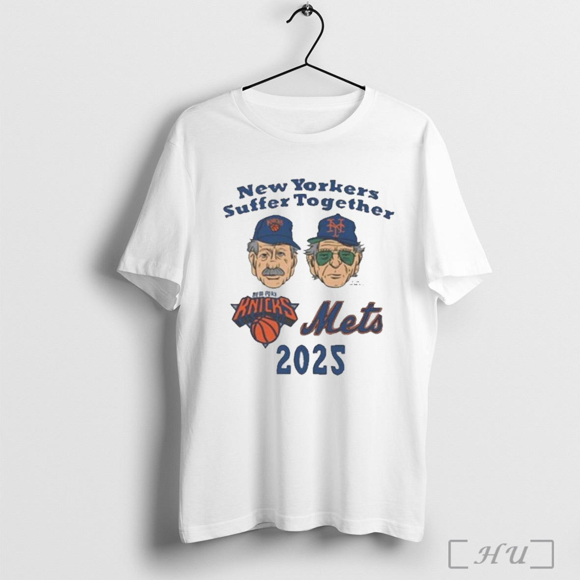 New Yorkers Suffer Together Knicks And Mets 2025 T Shirt Sweatshirt