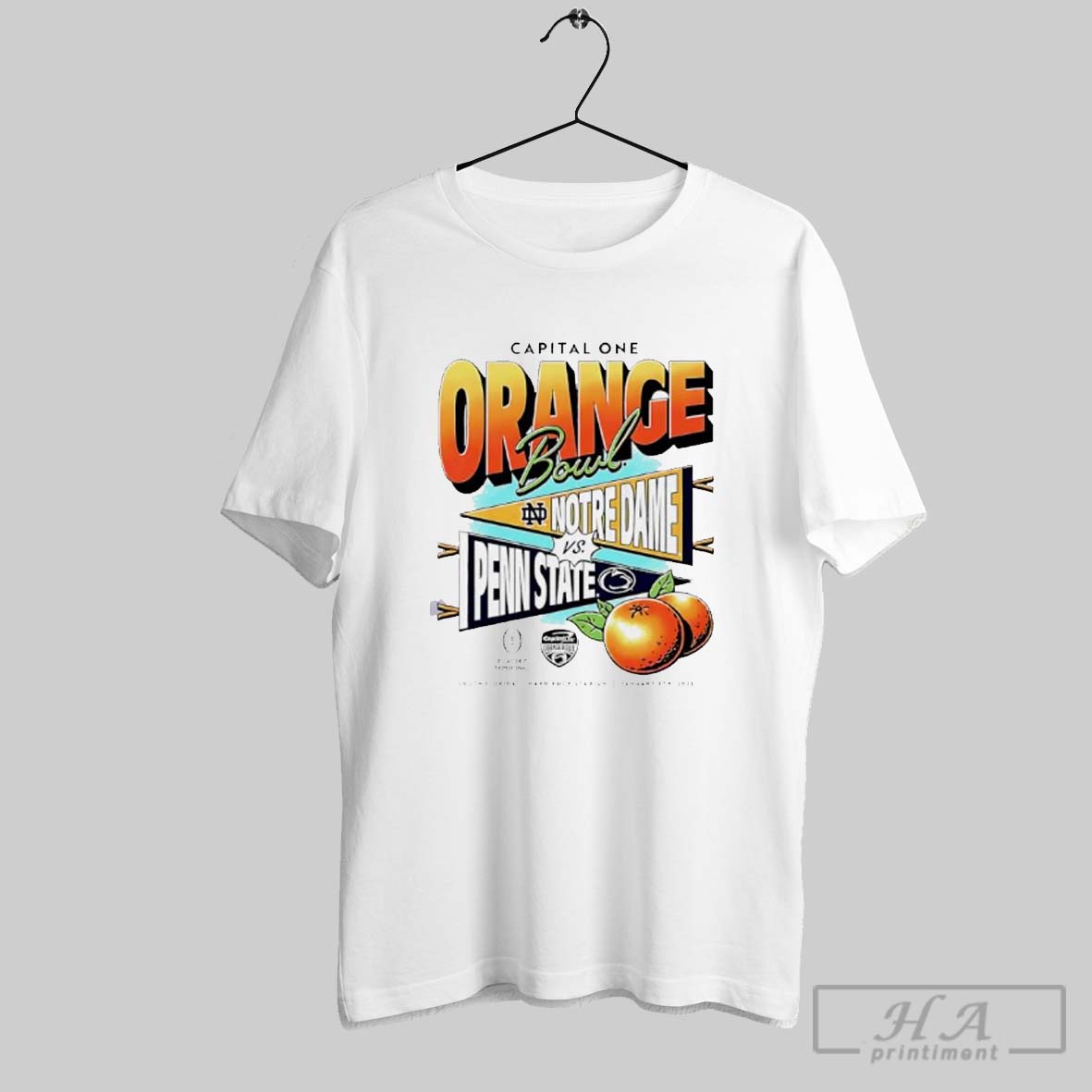 Notre Dame Vs Penn State Capital One Orange Bowl 2025 Shirt