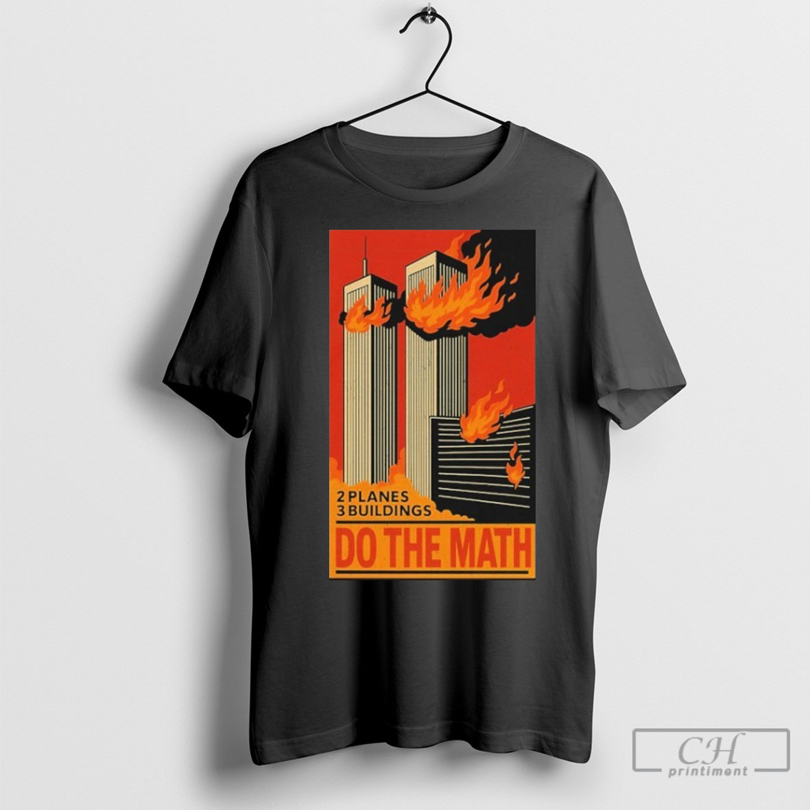 Official 2 Planes 3 Buildings Do The Math 9 11 Shirt
