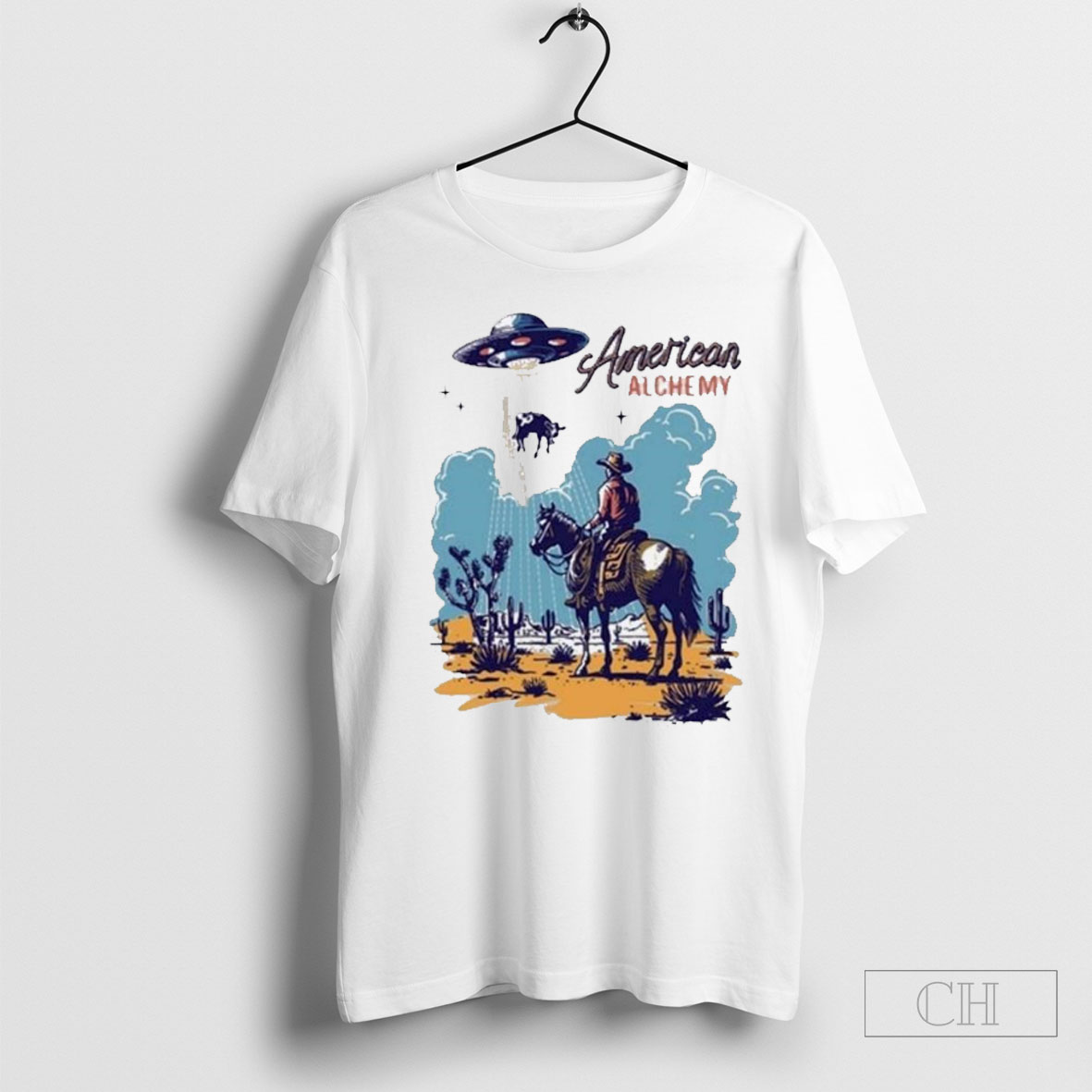 Official American Alchemy Cowboy Ufo Shirt