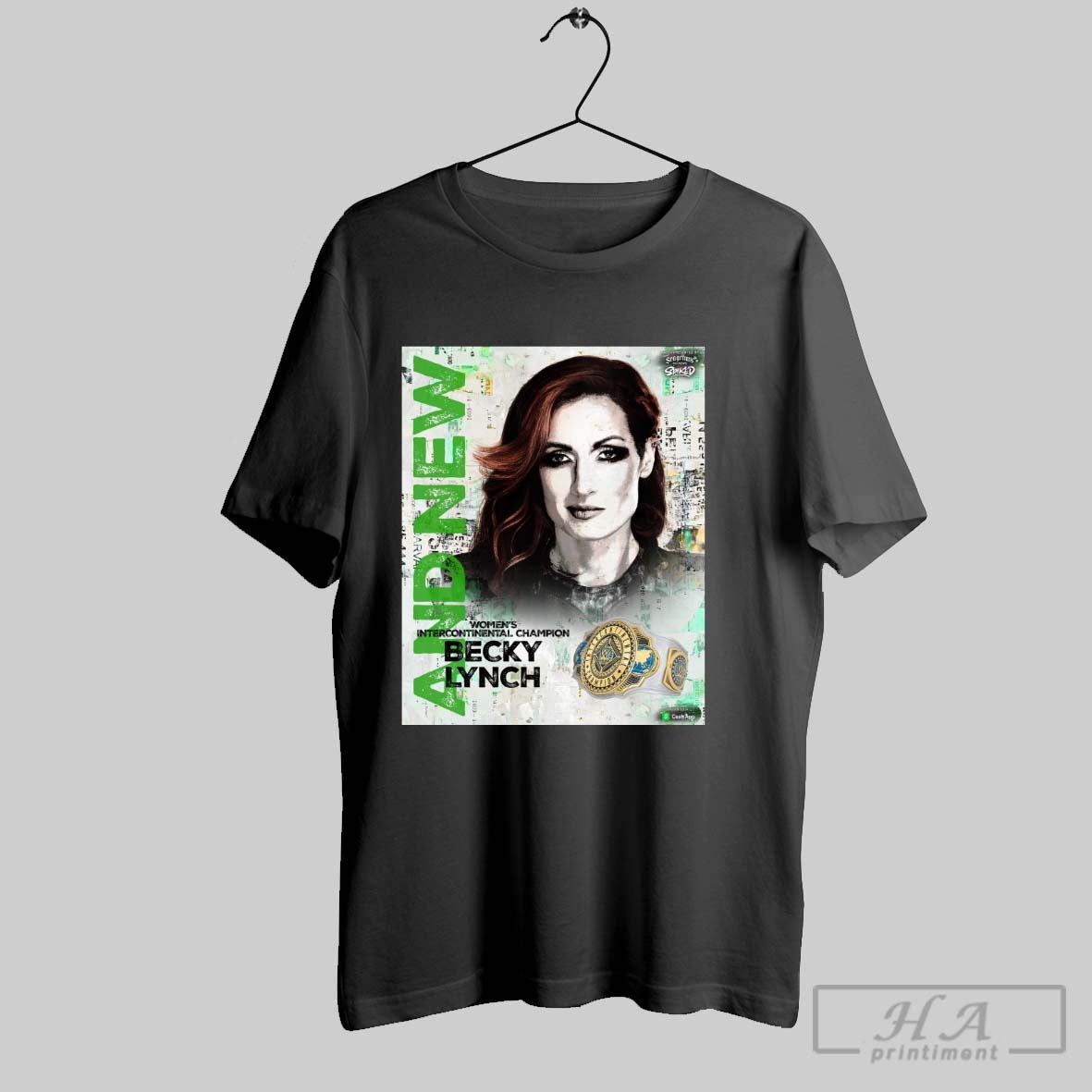 Official Becky Lynch Wwe And Still Womens Intercontinental Champion 2025 Poster T Shirt