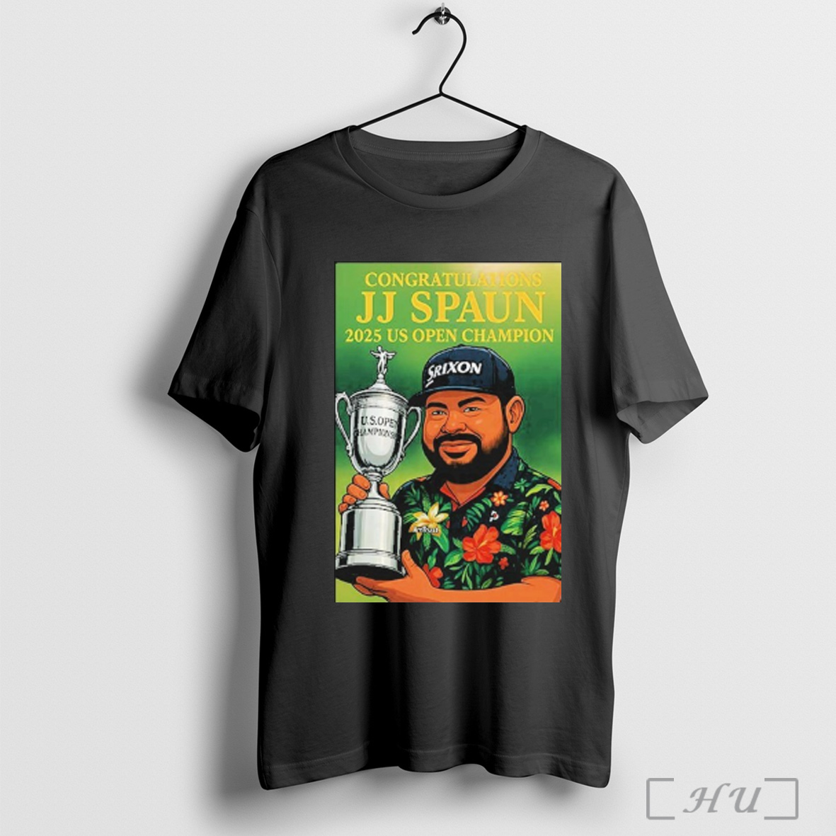 Official Congratulations To Jj Spaun The 2025 Us Open Champions At Oakmont Trophy T Shirt Sweatshirt