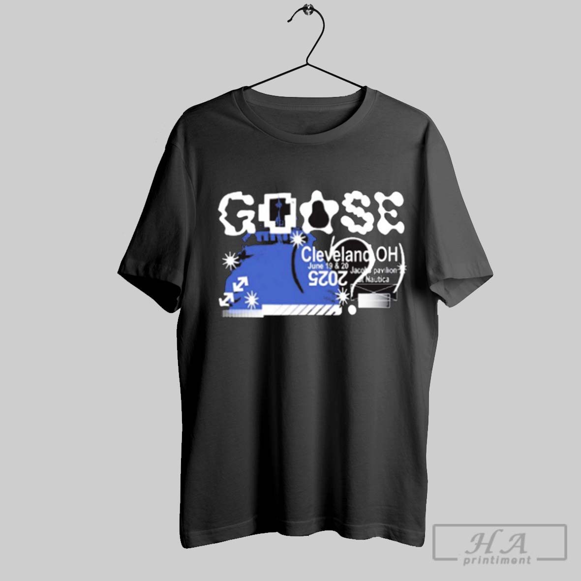 Official Goose June 19 20 2025 Tour Jacobs Pavilion At Nautica Cleveland Oh T Shirt