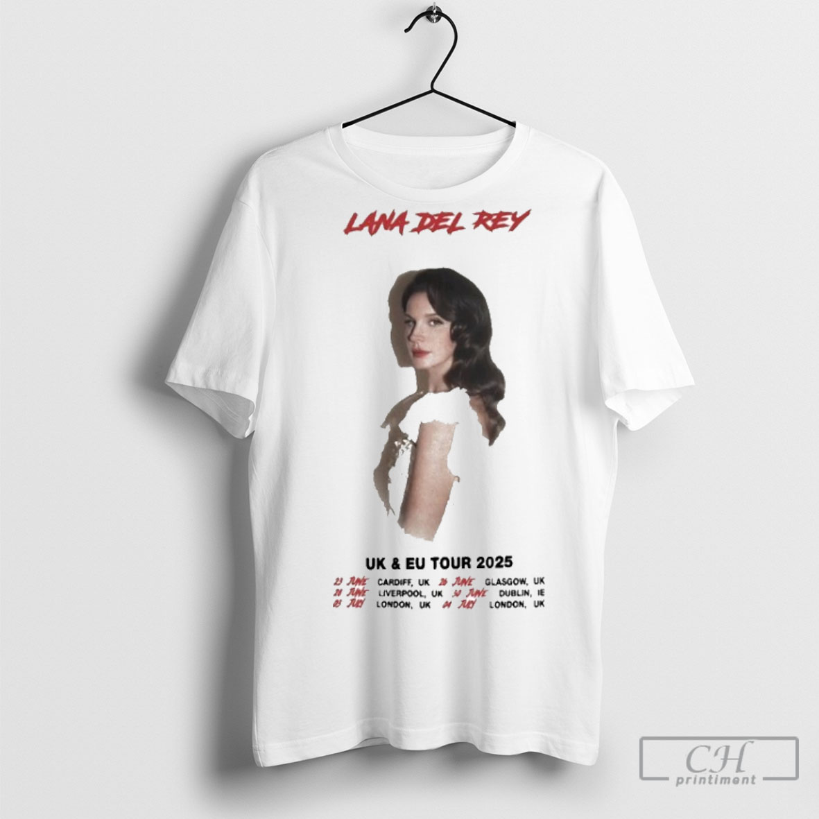 Official Lana Del Rey Cardiff Eu And Uk 23 06 2025 Shirt