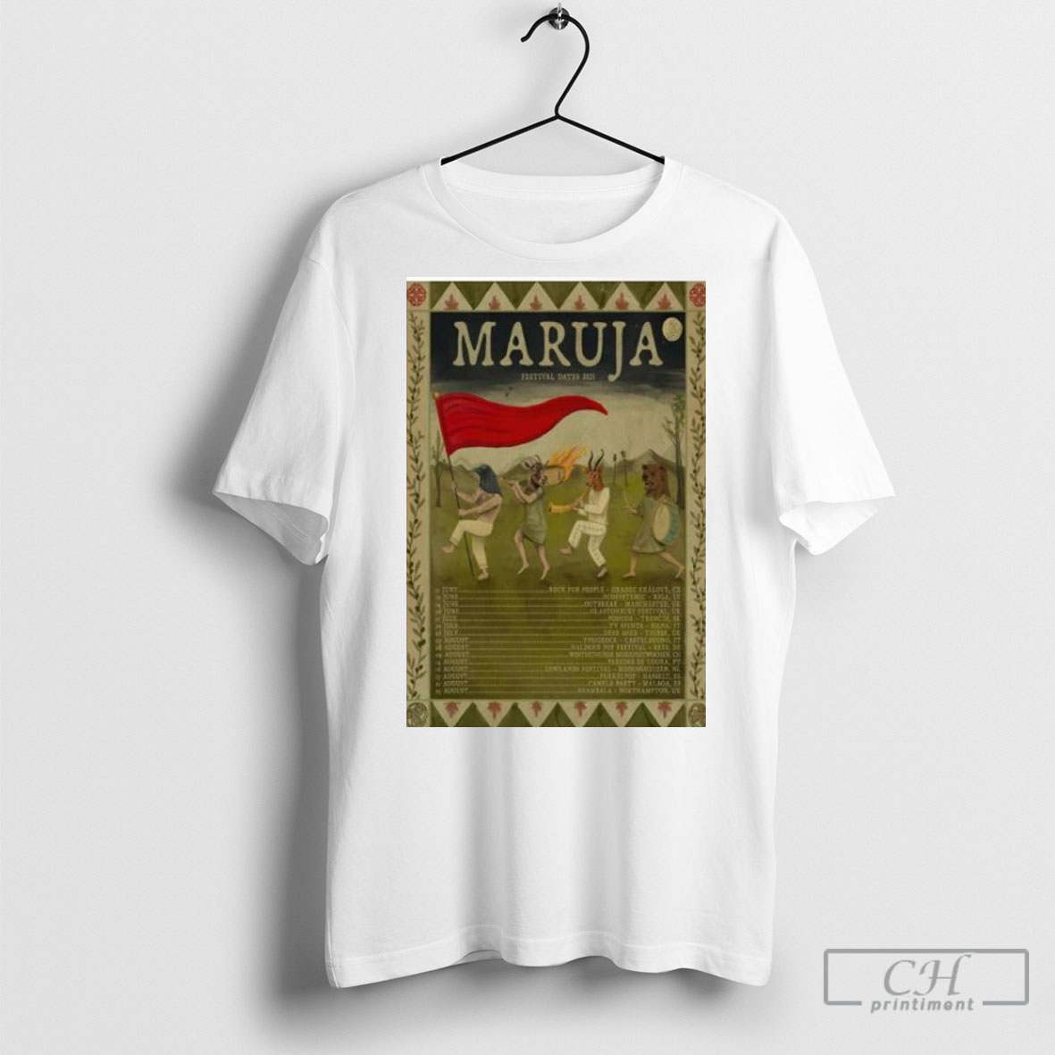 Official Maruja Festival Dates 2025 Shows Poster T Shirt Shirt Sweatshirt