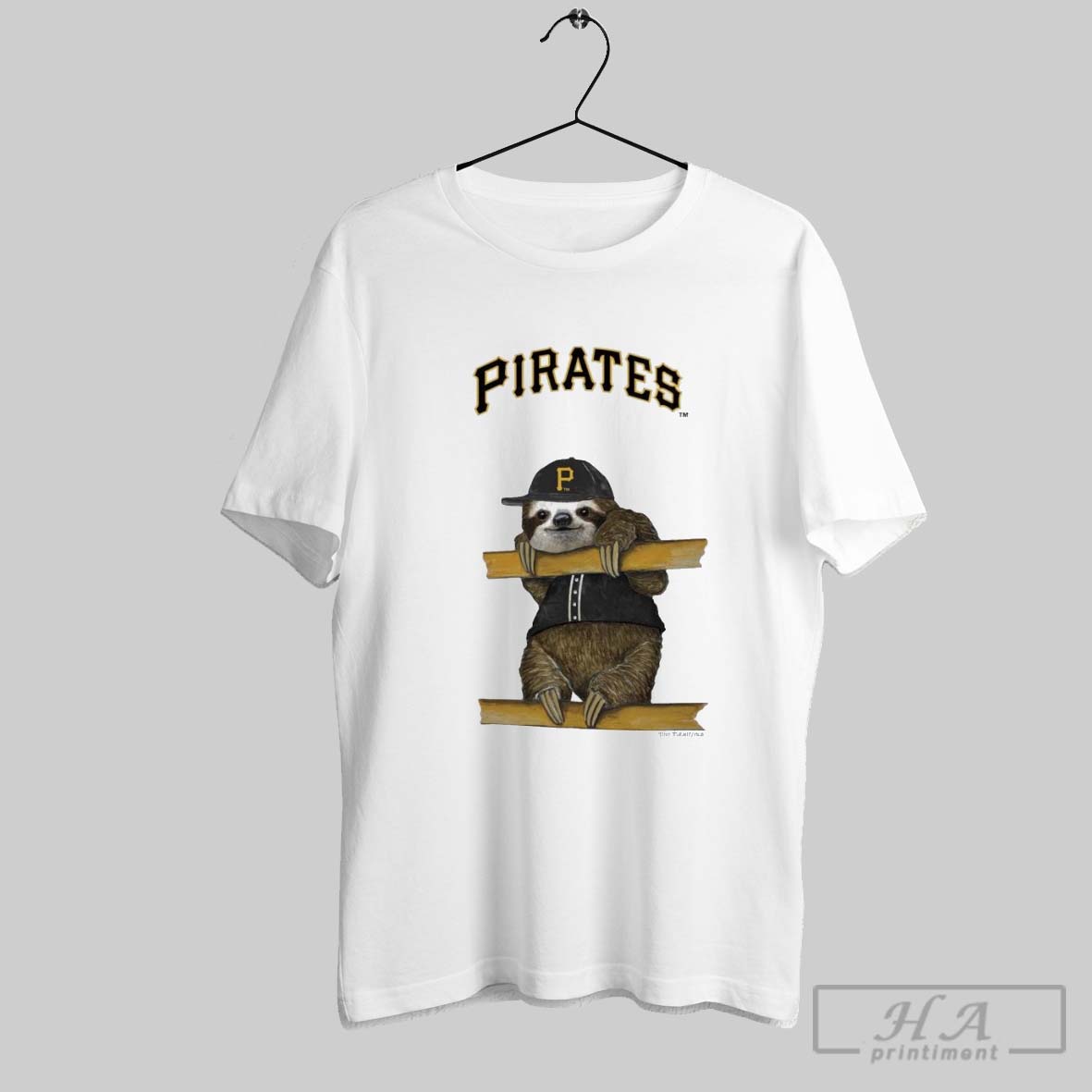 Official Pittsburgh Pirates Tiny Turnip Sloth 2025 T Shirt