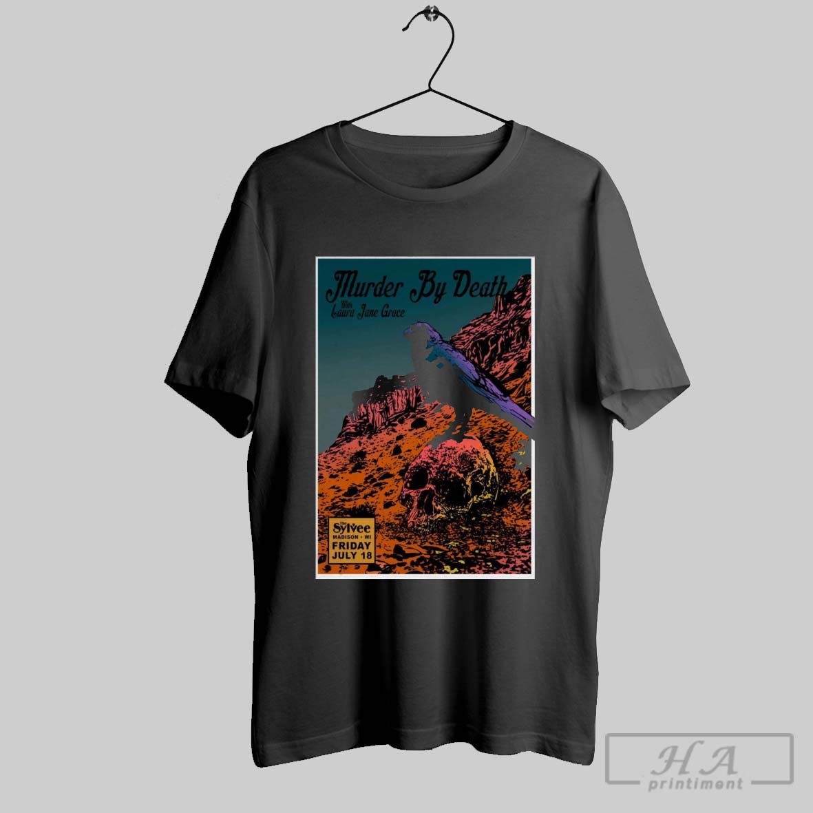Official Poster Murder By Death Friday July 18 2025 The Sylvee In Madison Wi T Shirt