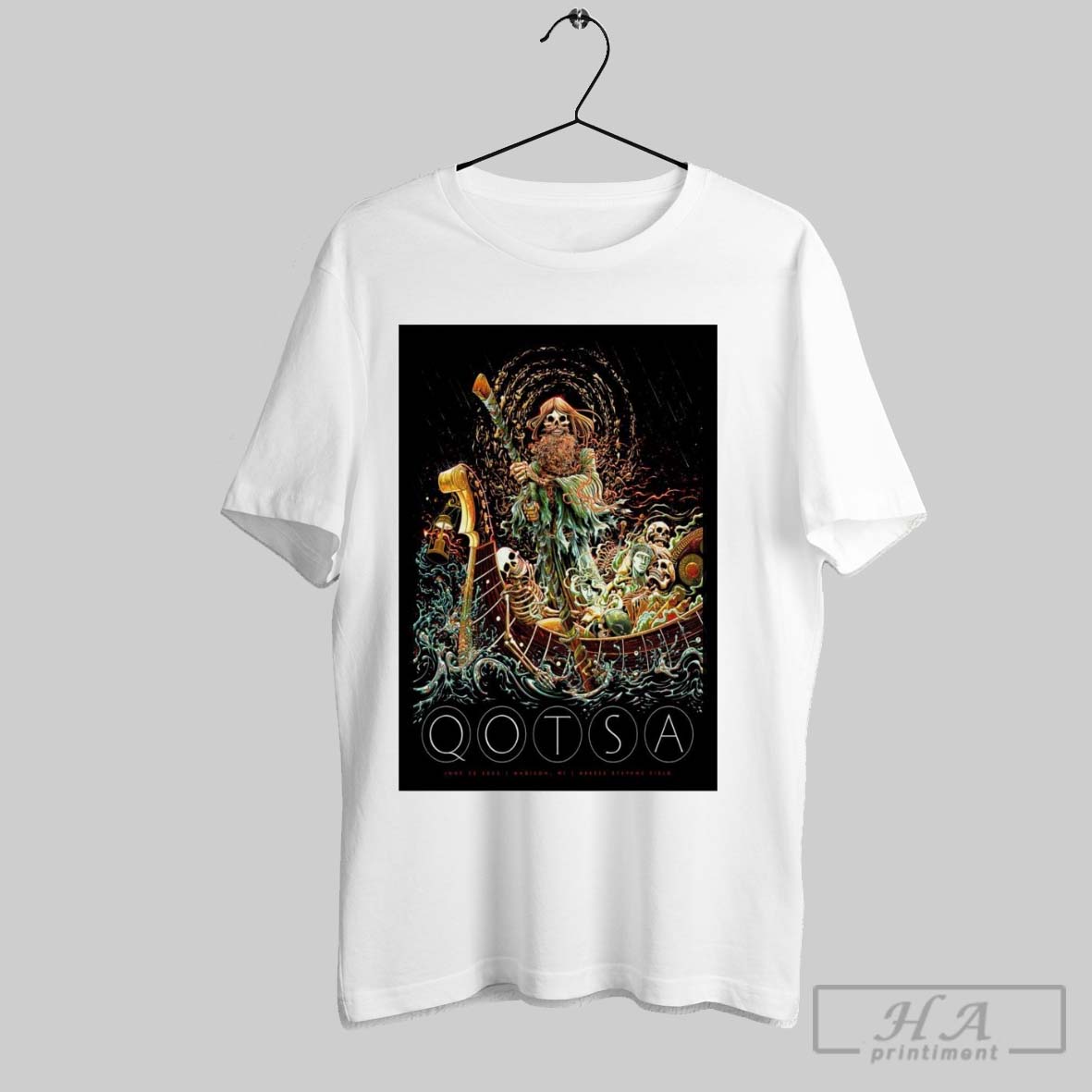 Official Poster Qotsa Queens Of The Stone Age In Madison Wisconsin June 20 2025 T Shirt