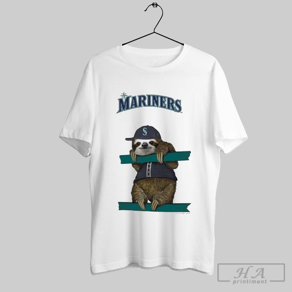 Official Seattle Mariners Tiny Turnip Sloth 2025 T Shirt