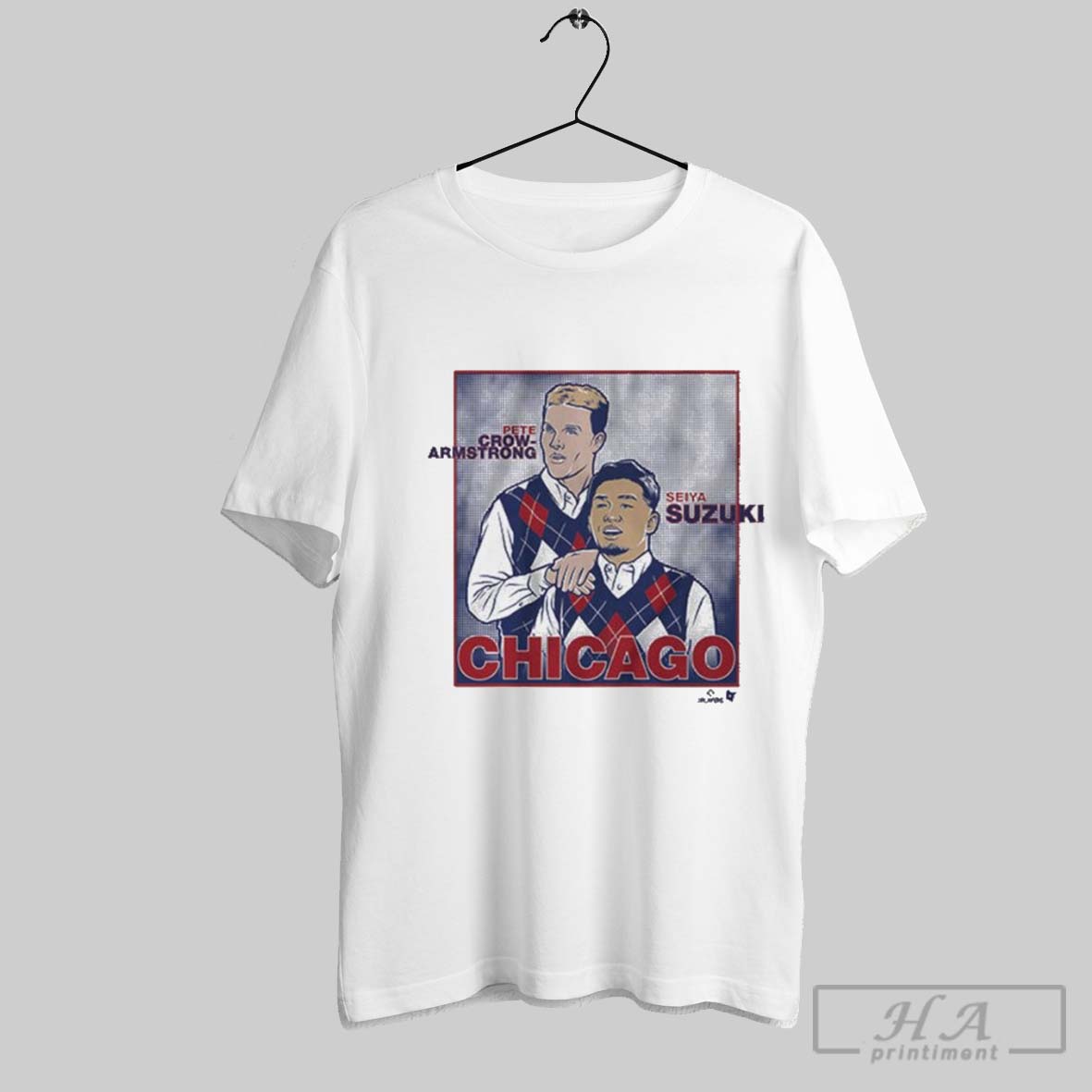 Official Seiya Suzuki Pete Crow Armstrong Family Portrait T Shirt