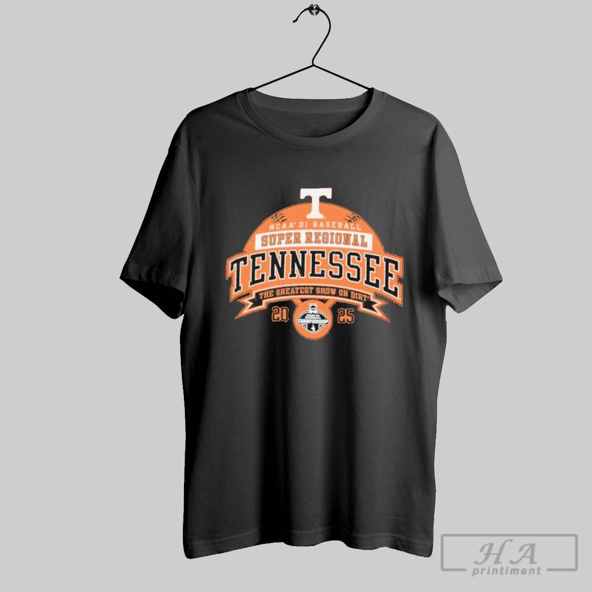Official Tennessee Volunteers 2025 Ncaa Di Baseball Super Regional The Greatest Show On Dirt Shirt