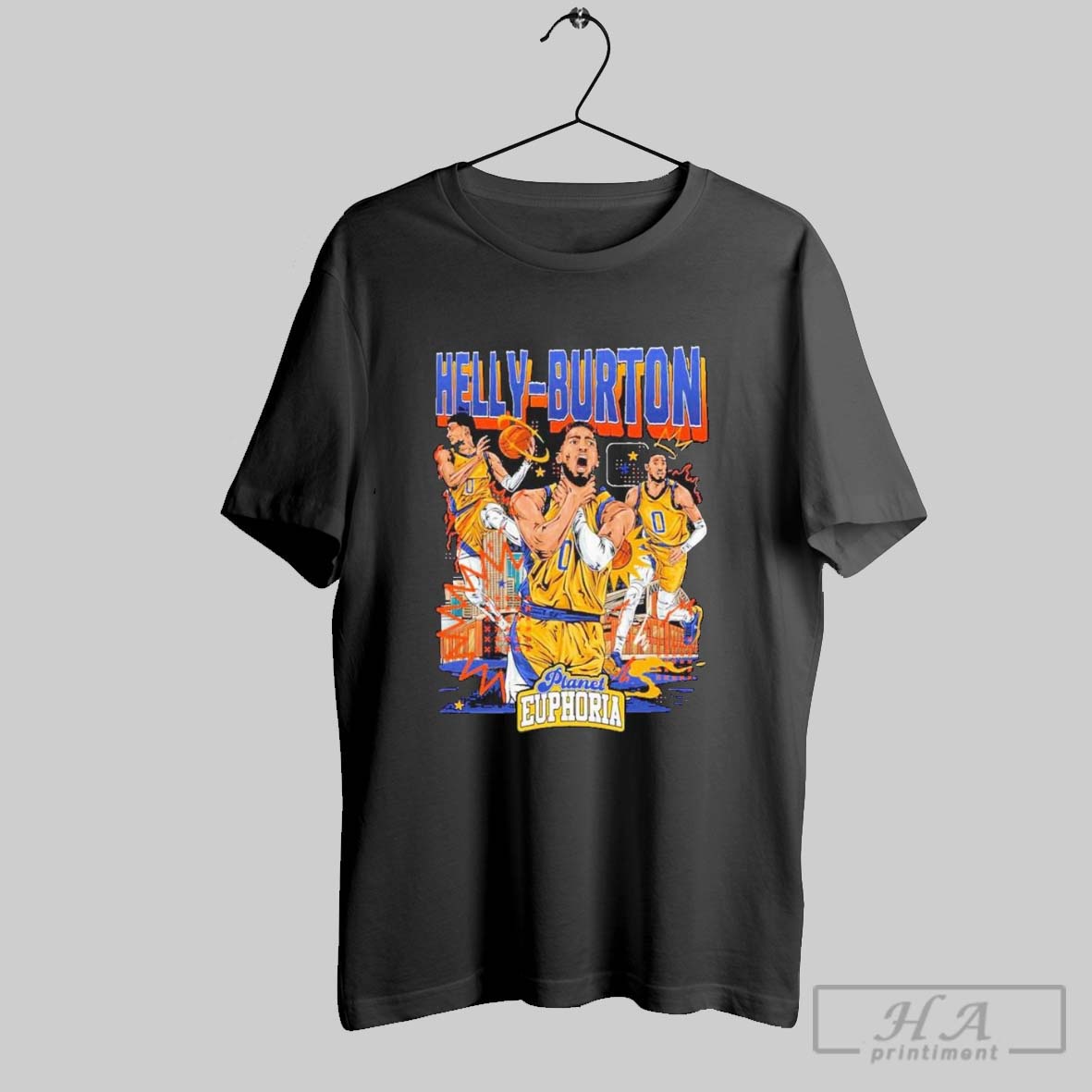 Official Tyrese Haliburton Choke Helly Burton Nba Indiana Pacers T Shirt