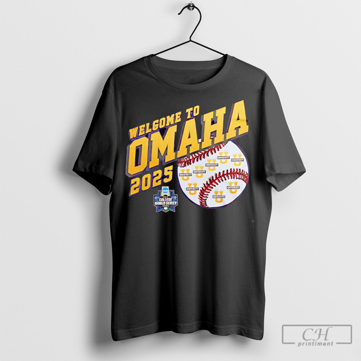Official Welcome To Omaha 2025 Lsu Tigers Shirt