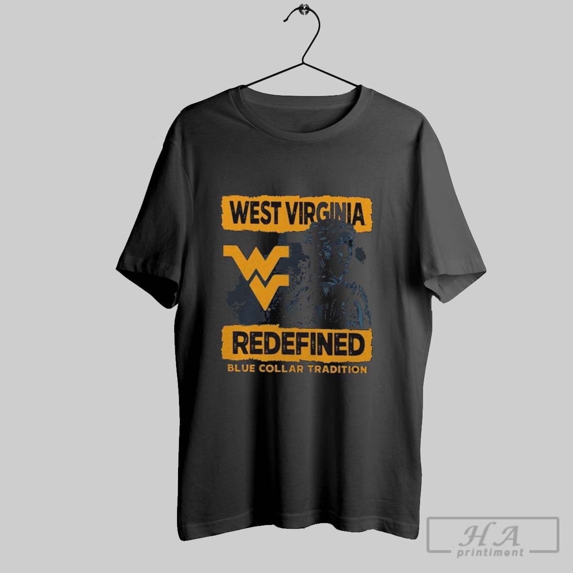 Official West Virginia Mountaineers Fan Redefined Blue Collar Tradition 2025 T Shirt