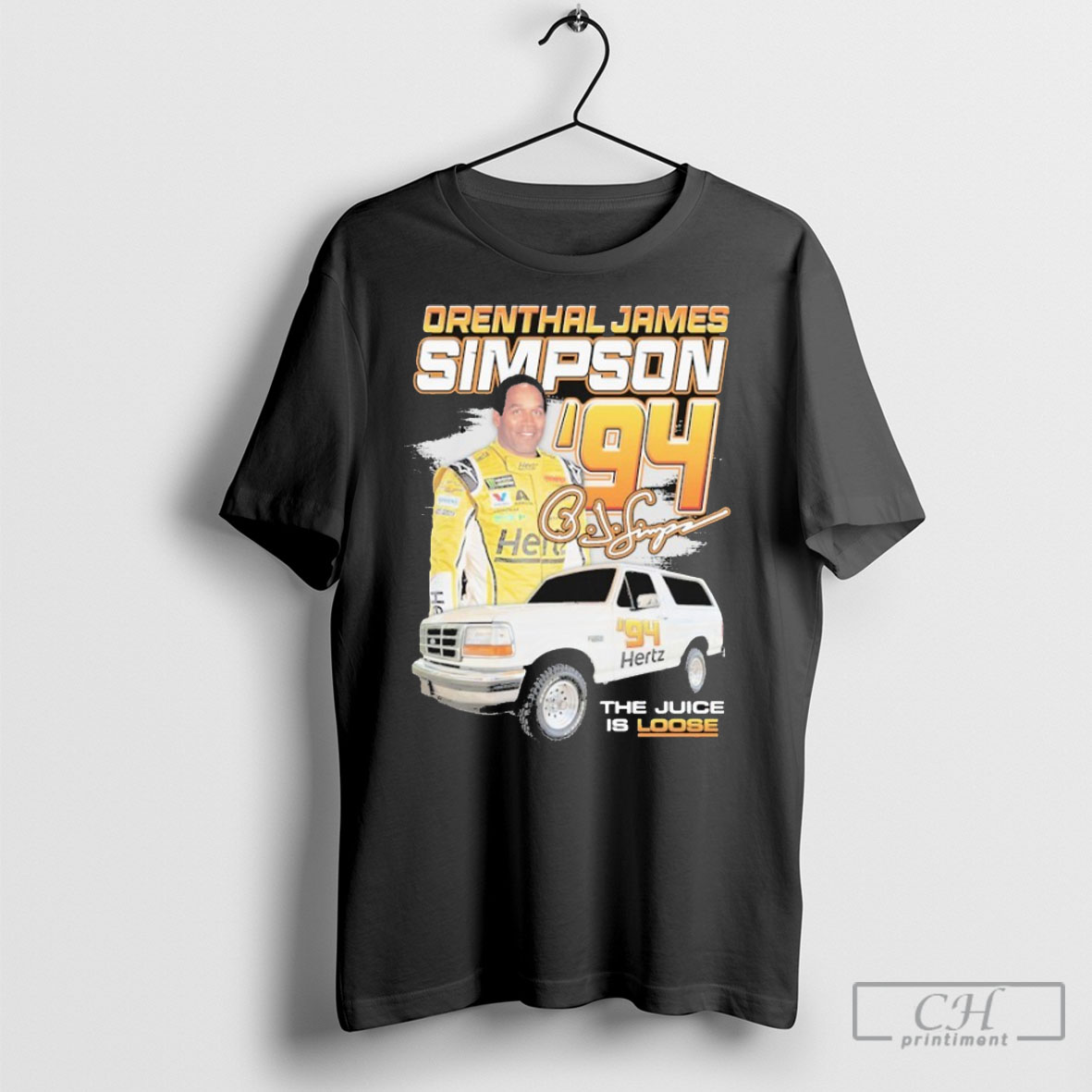 Officialorenthal James Simpson 94 The Juice Is Loose Signature Shirt Sweatshirt