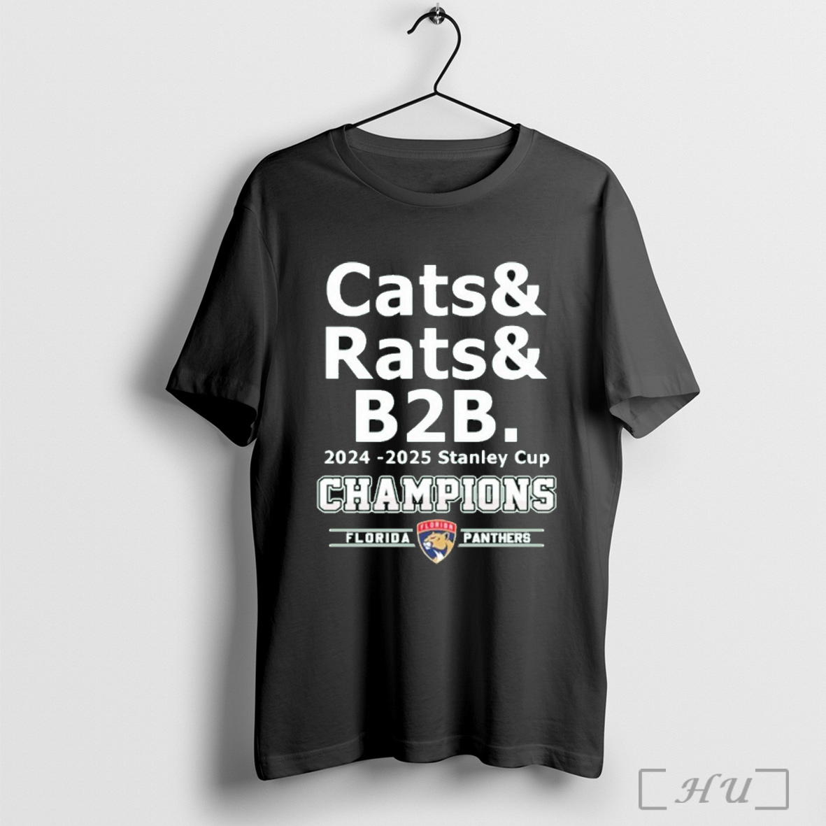 Officials Cats Rats B2b 2024 2025 Stanley Cup Champion Florida Panthers T Shirt Sweatshirt