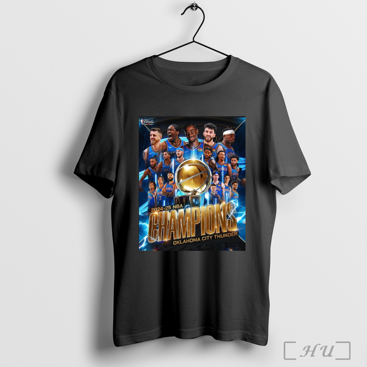 Officials Celebrates Okc Thunder The Champions Oklahoma City Thunder 2024 25 Nba Champions T Shirt Sweatshirt