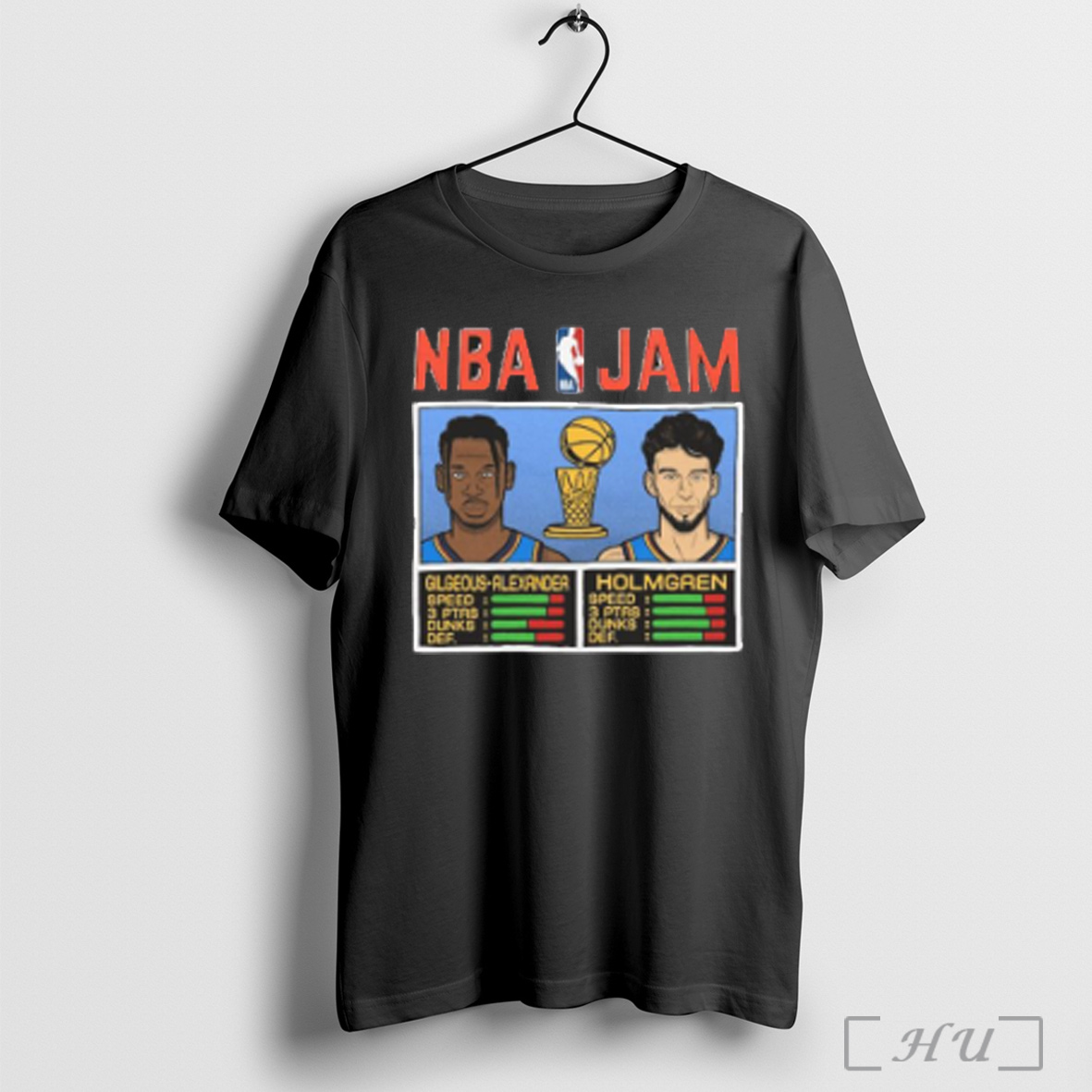 Officials Chet Holmgren Shai Gilgeous Alexander Oklahoma City Thunder 2025 Nba Finals Champions Nba Jam T Shirt Sweatshirt