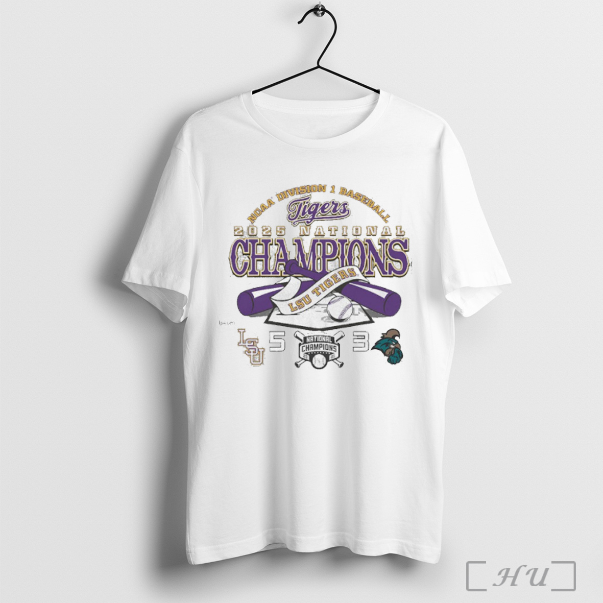 Officials Lsu Tigers Bayou Apparel 2025 National Champions Baseball Score T Shirt Sweatshirt