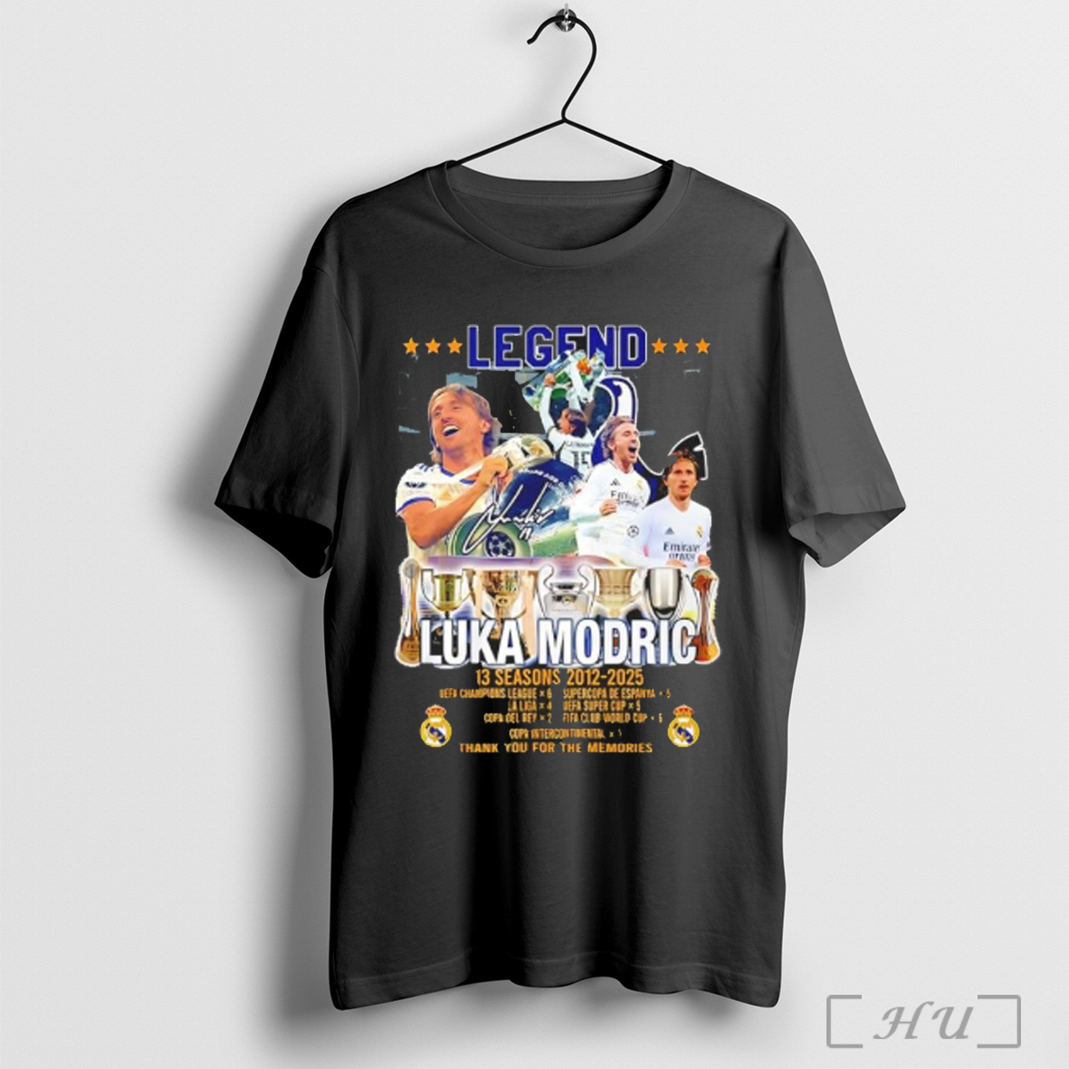 Officials Legend Luka Modric 13 Seasons 2012 2025 Thank You For The Memories Signature T Shirt Sweatshirt