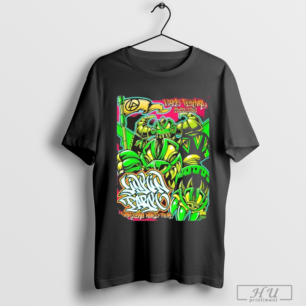 Officials Linkin Park From Zero World Tour 2025 In Milan Italy Gig Poster At I Days Festival On June 24th Art By Urban Aztek T Shirt Sweatshirt
