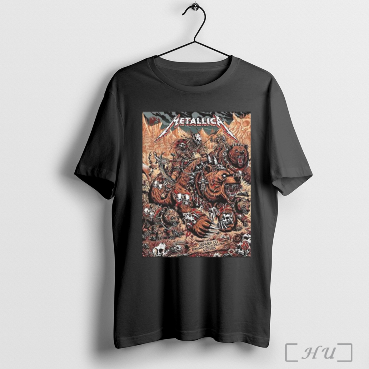 Officials Metallica M72 Denver 2025 Night 1 Venue Poster In Denver Colorado At Empower Field At Mile High On June 27 2025 T Shirt Sweatshirt
