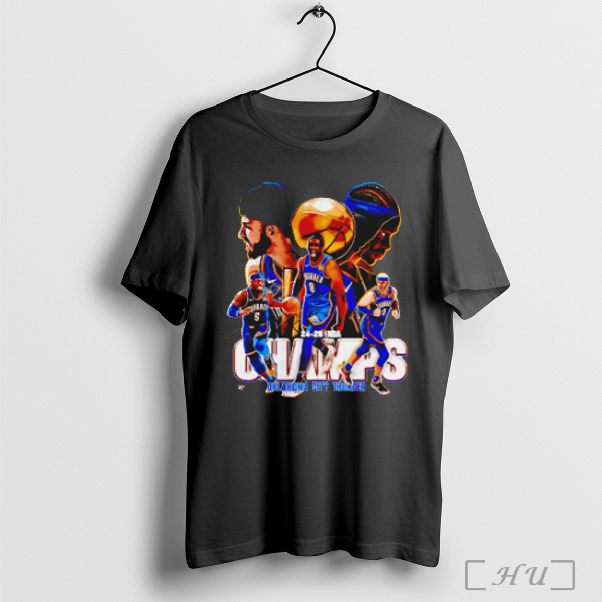 Officials Okc Championship 24 25 Nba Champs Oklahoma City Thunder Graphic Retro T Shirt Sweatshirt