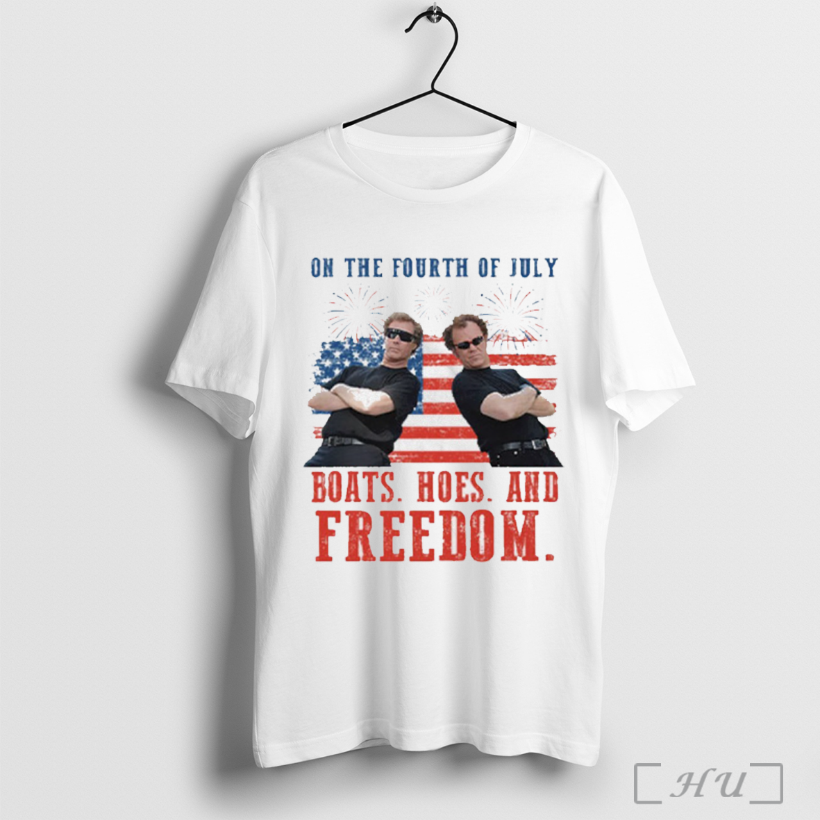 Officials On The Fourth Of July Boats Hoes And Freedom Parody Step Brothers T Shirt Sweatshirt