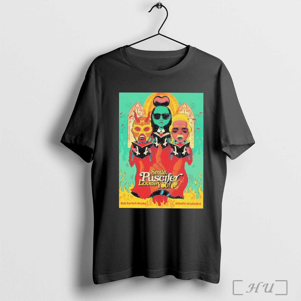 Officials Puscifer Sessanta Omaha Nebraska 2025 Concert Poster At The Baxter Arena On June 3 2025 Smile Puscifer Loves You T Shirt Sweatshirt Jpg
