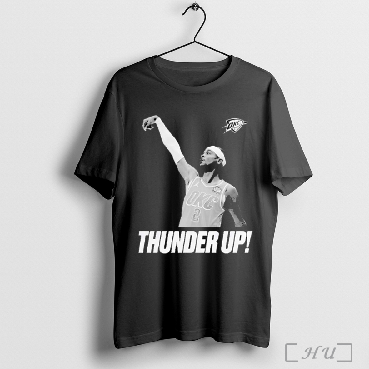 Officials Shai Gilgeous Alexander Thunder Up Oklahoma City Thunder Celebration 2025 Nba Finals Champions T Shirt Sweatshirt