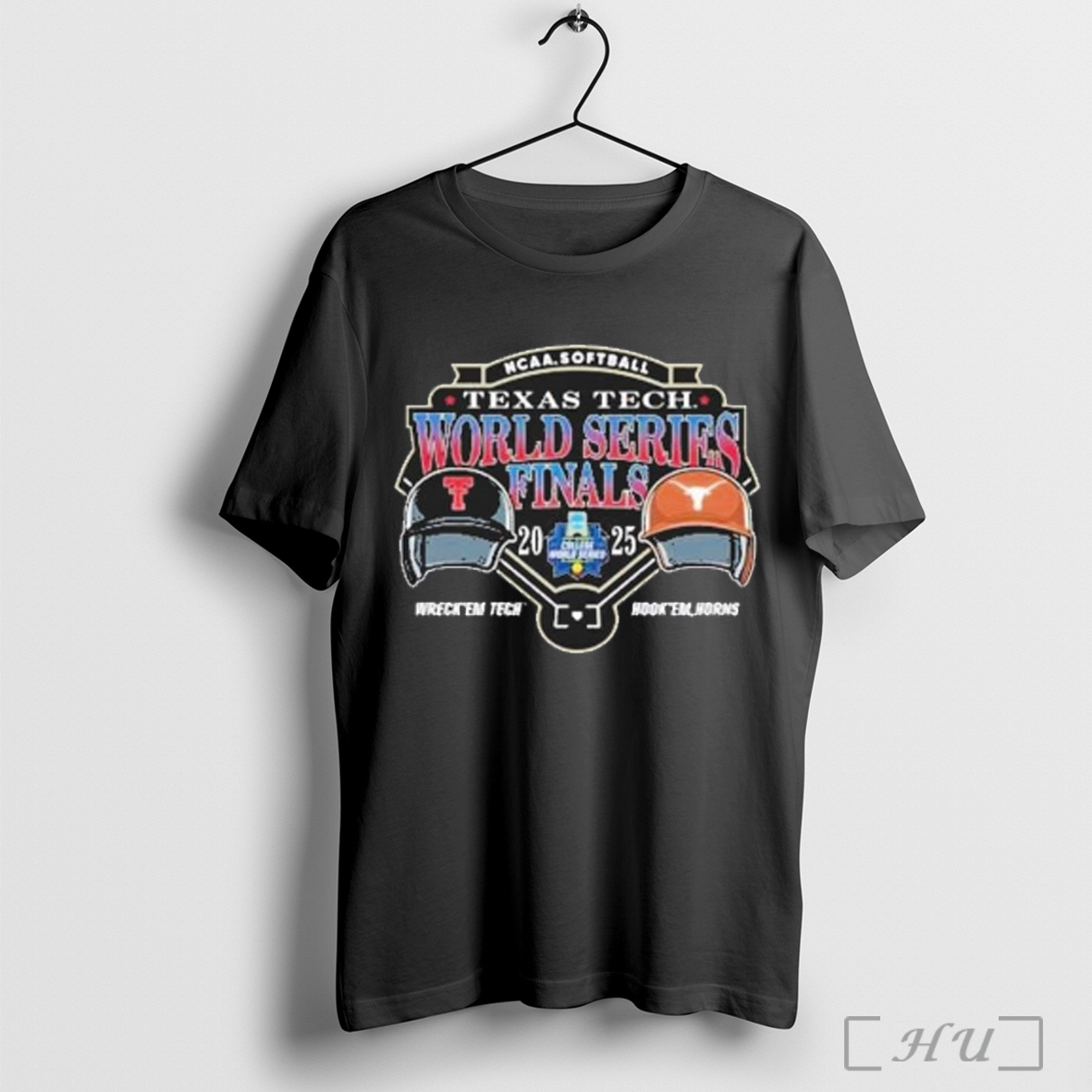 Officials Texas Tech Red Raiders Vs Texas Longhorns 2025 Softball College World Series Championship Finals Matchup T Shirt Sweatshirt