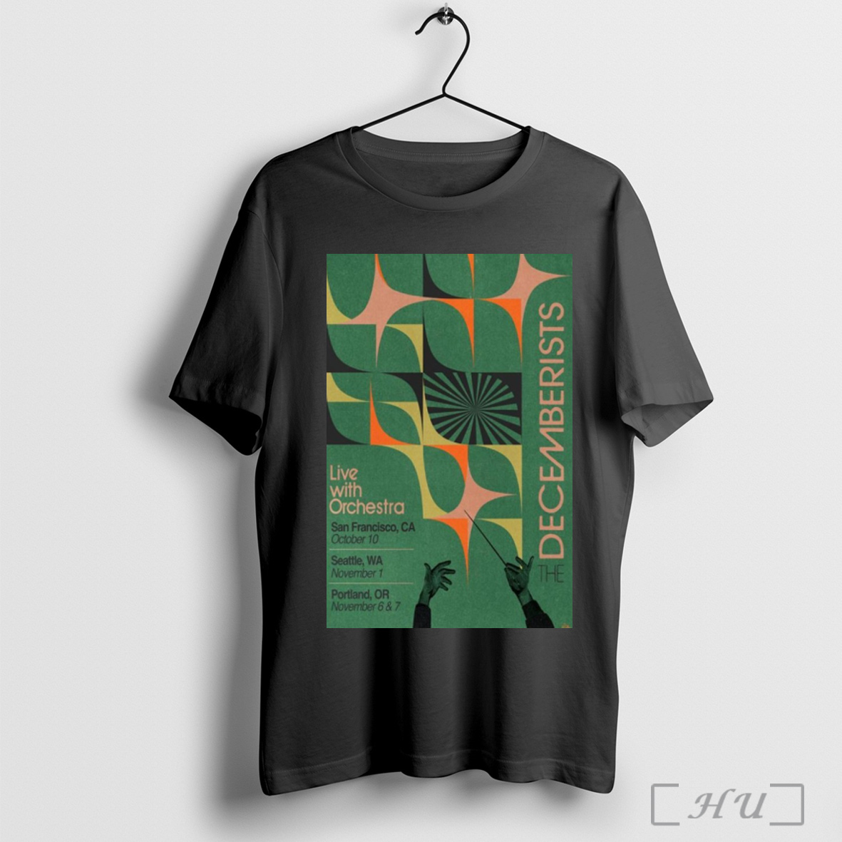 Officials The Decemberists San Francisco Ca October 10 2025 Poster T Shirt Sweatshirt