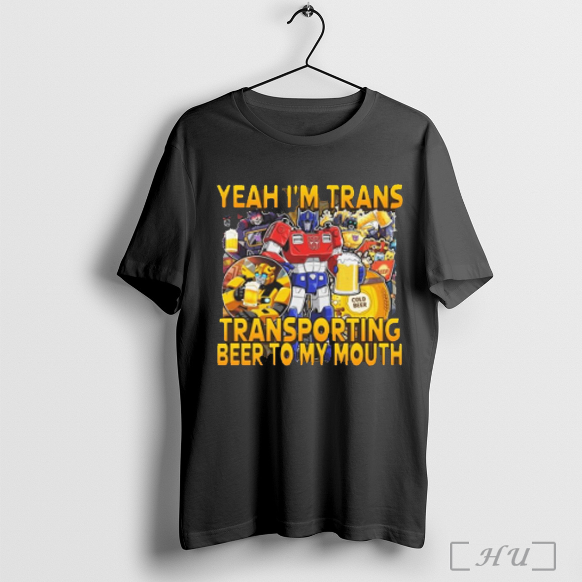 Officials Yeah Im Trans Transporting Beer Into My Mouth 2025 News T Shirt Sweatshirt