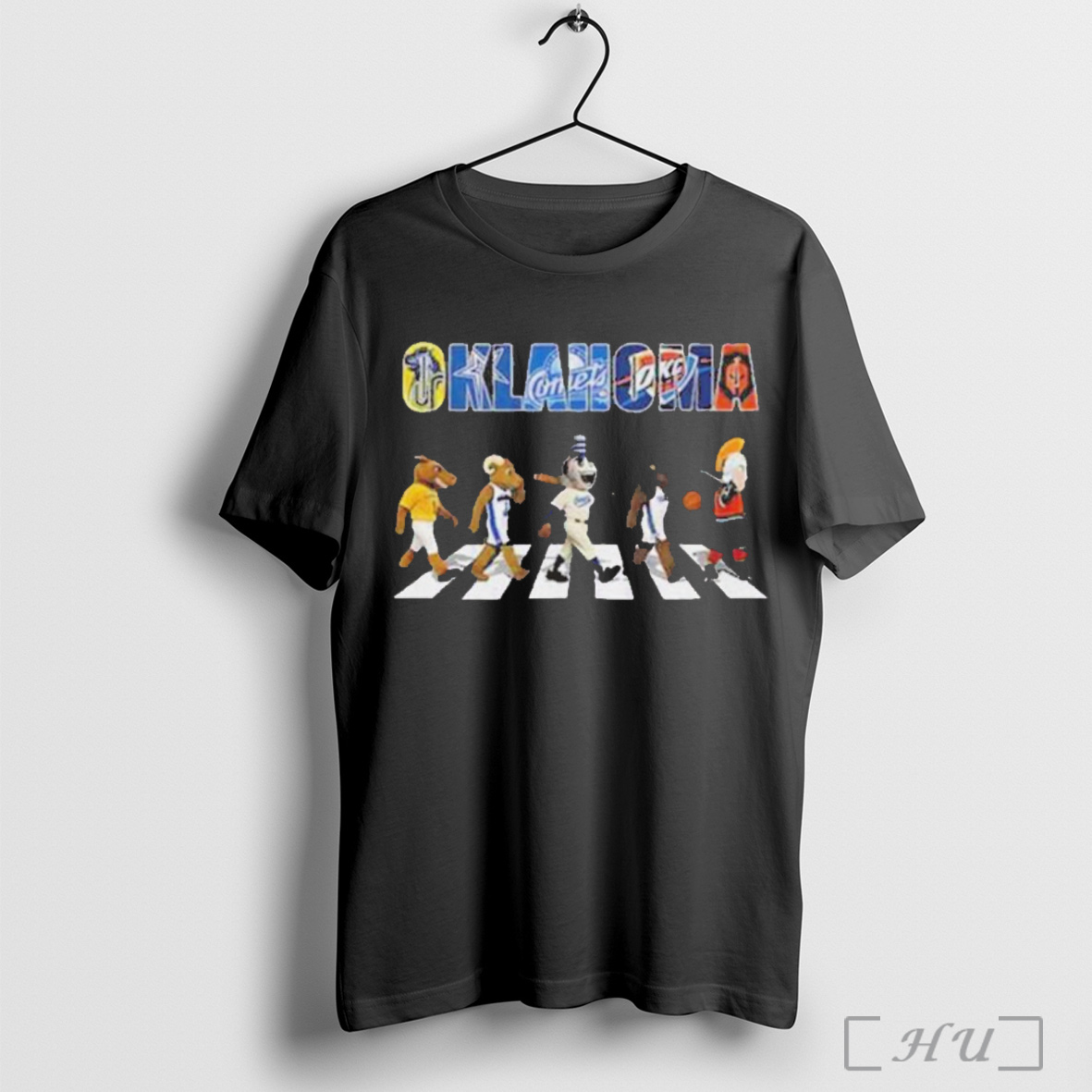 Oklahoma City Sports Abbey Road Mascot 2025 T Shirt Sweatshirt