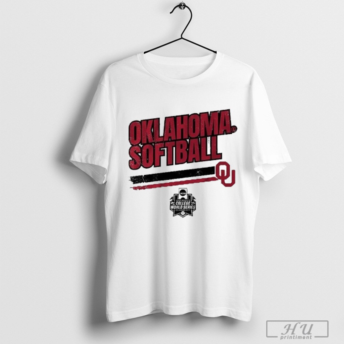 Oklahoma Softball Womens College World Series Stripe T Shirt Sweatshirt