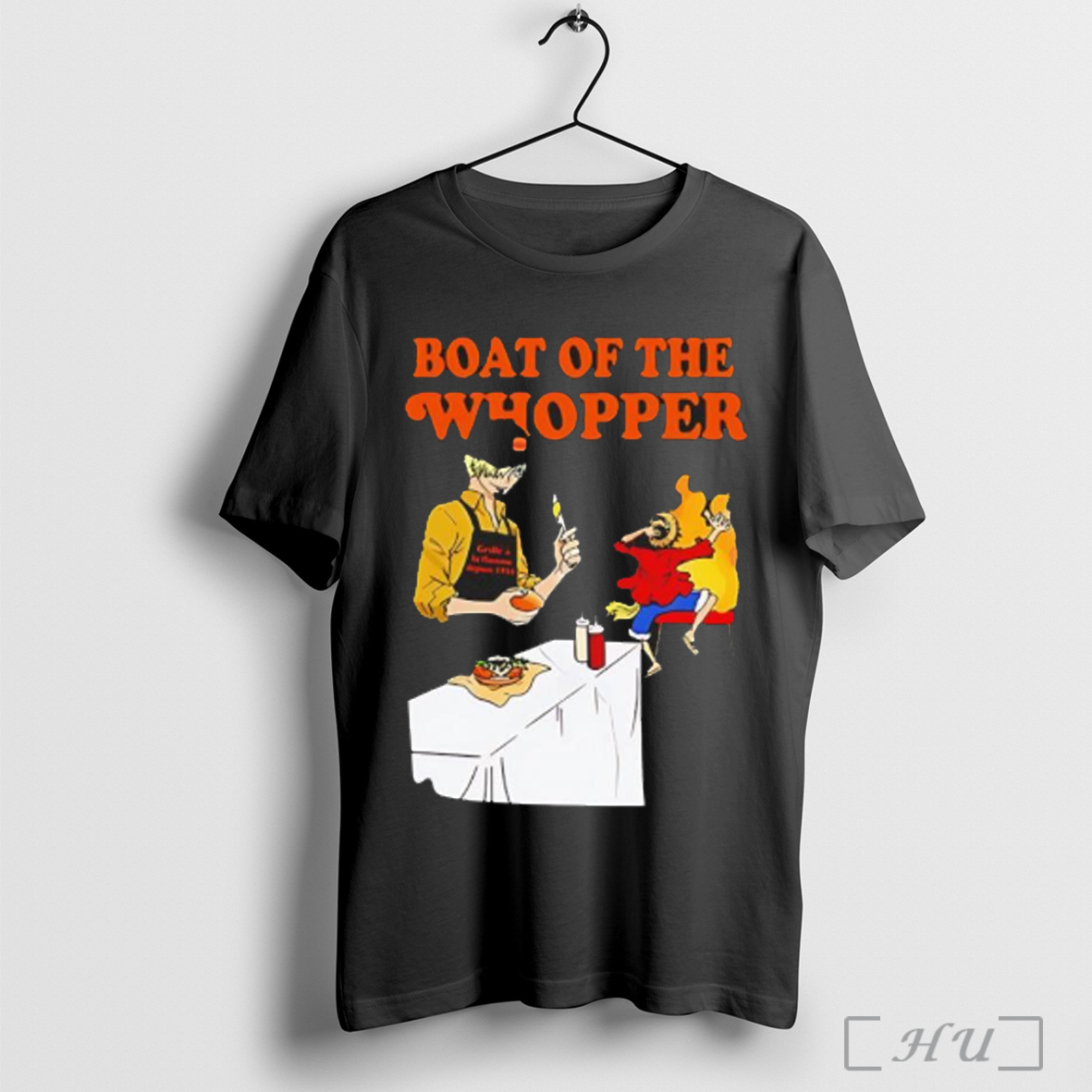 One Piece Burger King Sanji Boat Of The Whopper T Shirt Sweatshirt