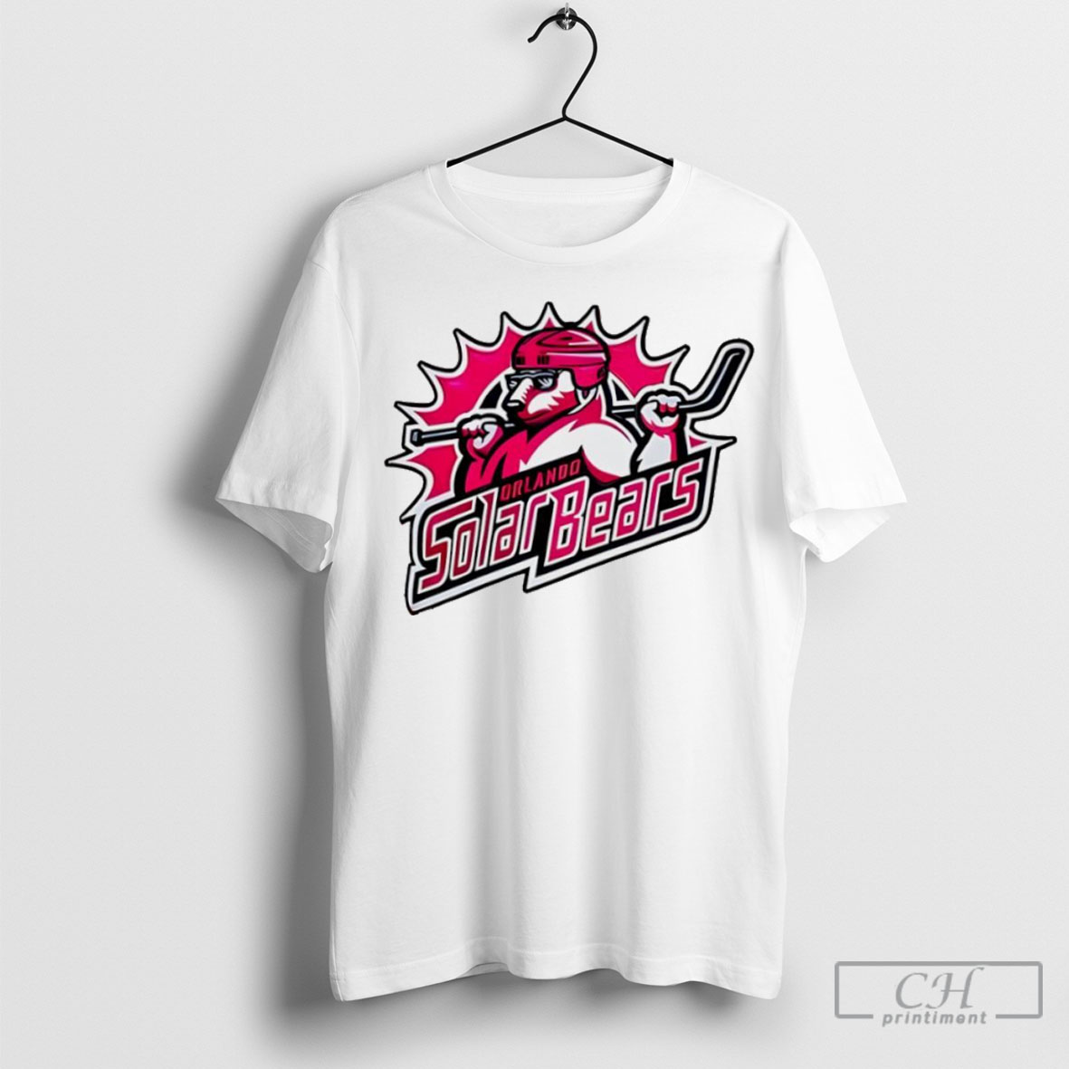 Orlando Solar Bears Pink Whitney Special Hockey T Shirt Sweatshirt