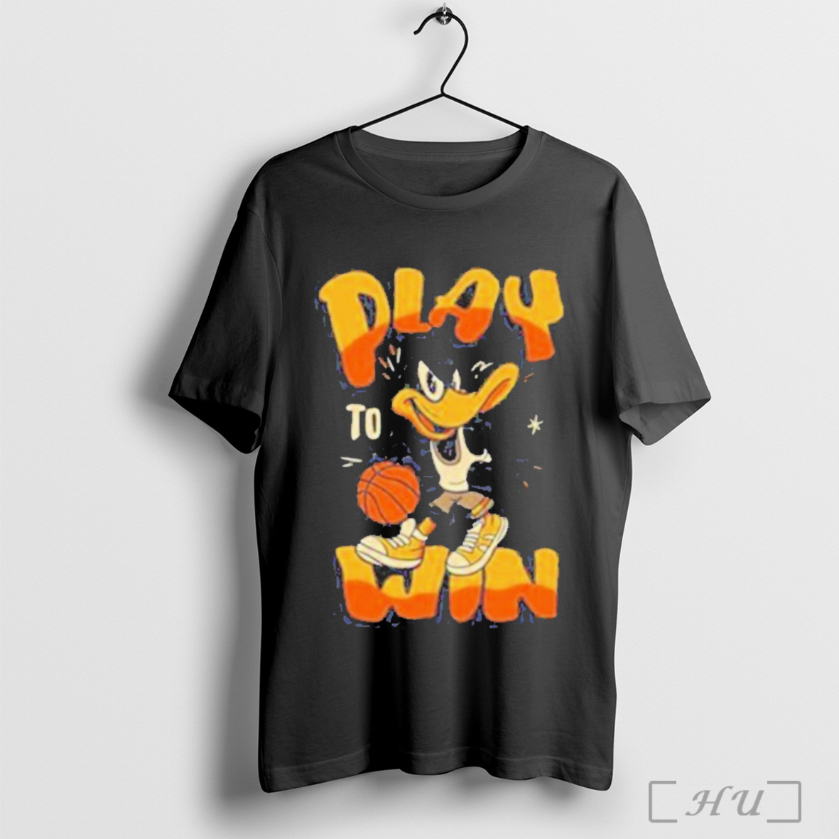 Play To Win Cartoon Basketball T Shirt Sweatshirt
