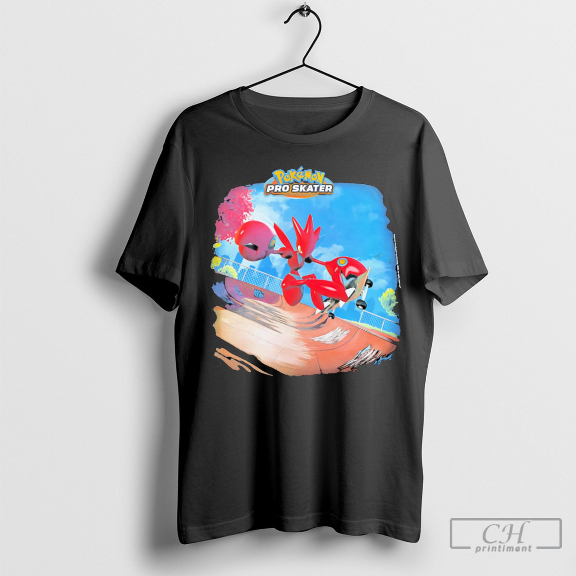 Pokemon Pro Skater Scizor T Shirt