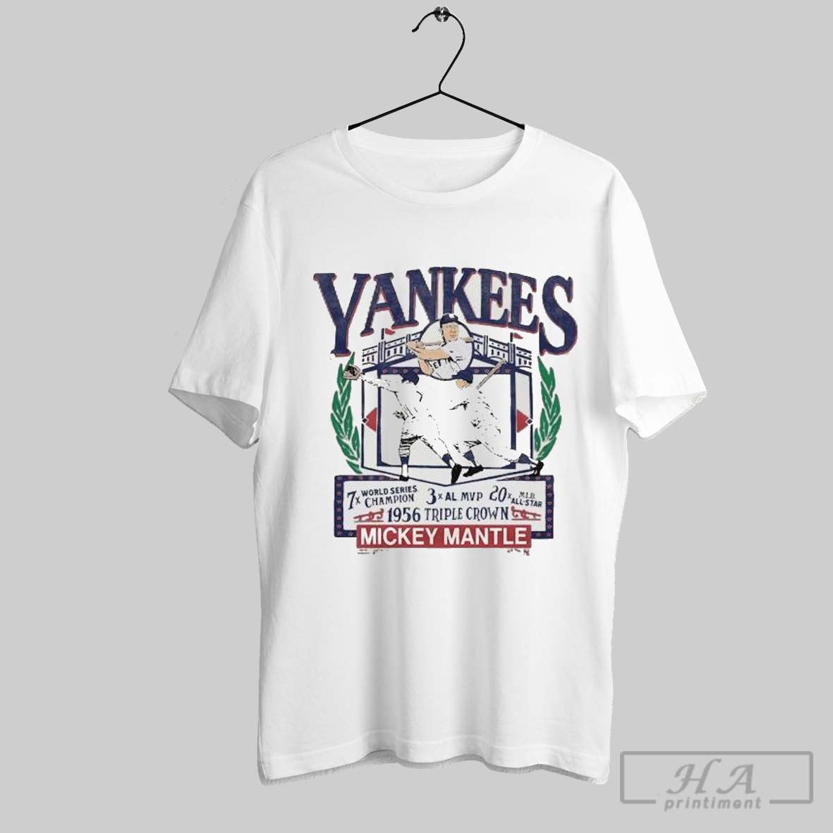 Premium Mickey Mantle New York Yankees Awards 7x World Series Champion 3x Al Mvp 20x Mlb All Star 2025 T Shirt