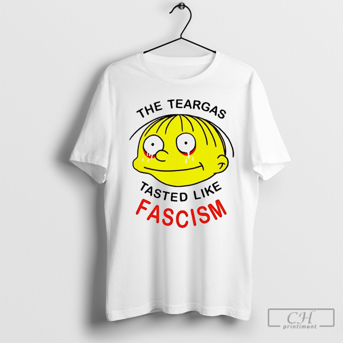 Ralph Wiggum Simpsons The Teargas Tasted Like Fascism Shirt