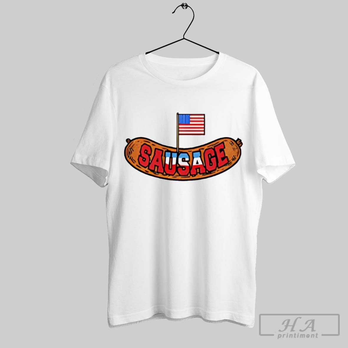 Sausage Usa Flag Shirt